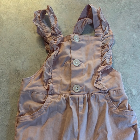 Carter's Light Pink Ruffled Romper - Picture 2 of 5